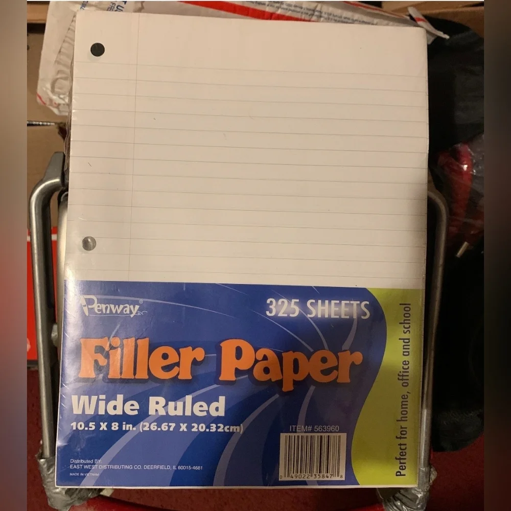 Filler Paper - Picture 1 of 4